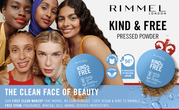 Rimmel Kind and Free Cosmetics – Beauty with a Conscience, Coming Soon to Hanley Wholesale