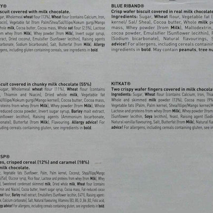 Nestle The Big Biscuit Box 71 Bars Variety Mix Assorted Chocolate Nestlé Biscuit