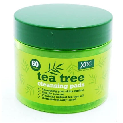 XBC Tea Tree Facial Cleansing Pads Natural Tea Tree Oil 60pcs