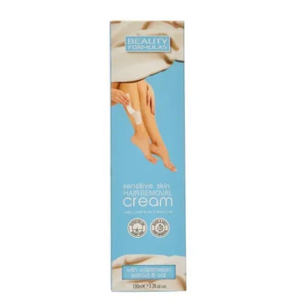 Beauty Formulas Watermelon Extract & Oat Sensitive Skin Hair Removal Cream 100ml