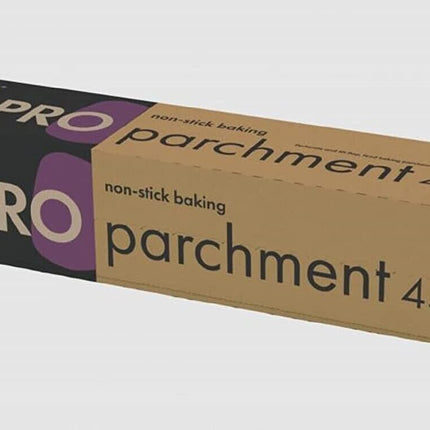 Prowrap Baking Parchment Paper White Non Stick Silicone Cooking 18" 450mm x 50m