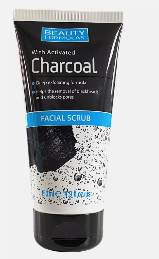  Beauty Formulas Charcoal Facial Scrub 150ml x 2