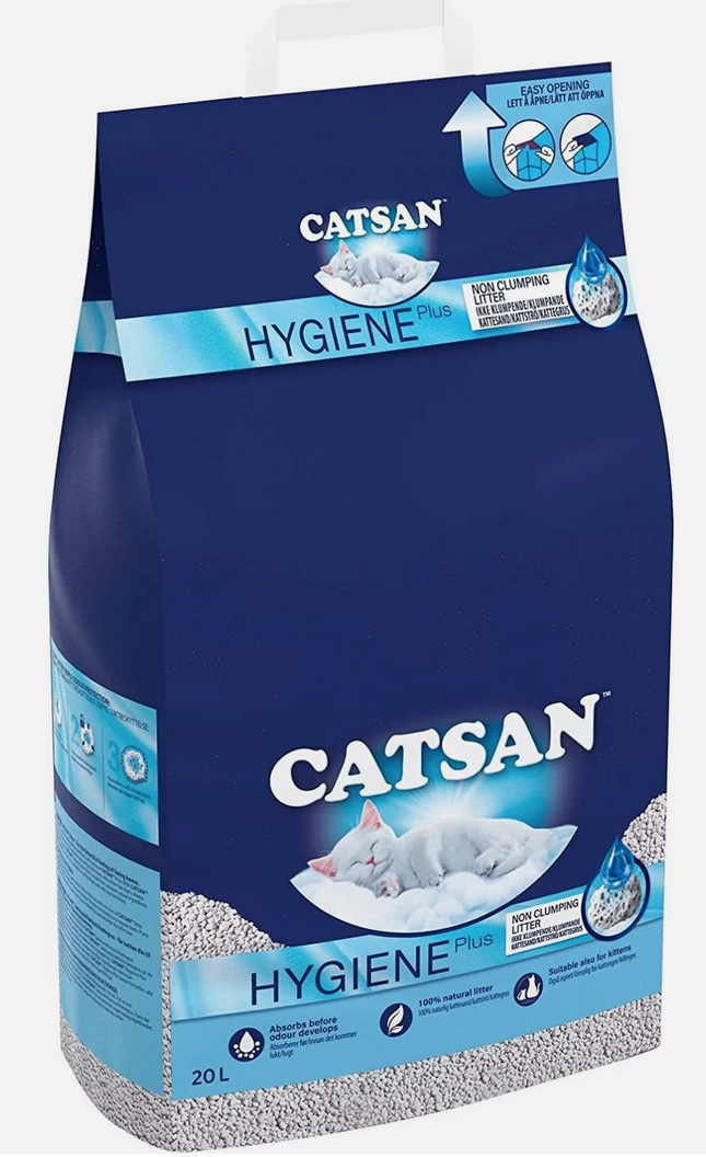 CATSAN Hygiene Non-Clumping Cat Litter - 20L