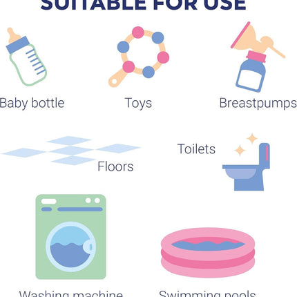 x6 Milton Sterilising 28 Tablets Baby & Home