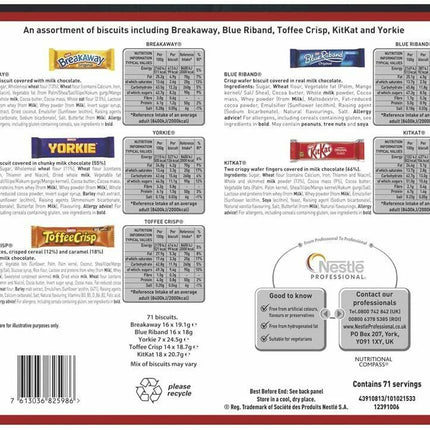 Nestle The Big Biscuit Box 71 Bars Variety Mix Assorted Chocolate Nestlé Biscuit