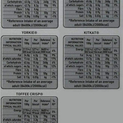 Nestle The Big Biscuit Box 71 Bars Variety Mix Assorted Chocolate Nestlé Biscuit
