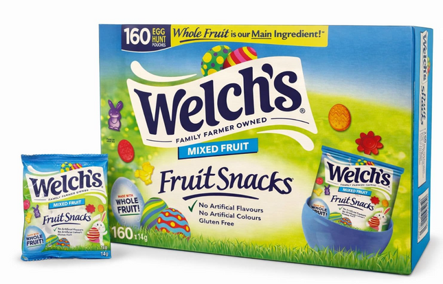 Welch’s Fruit Snacks 160 Pack 40g Egg Hunt Edition