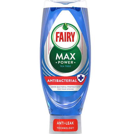 Fairy Max Power Tea Tree Dish Soap, 640ml