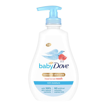 Baby Dove Rich Moisture Head to Toe Wash, 400 ml