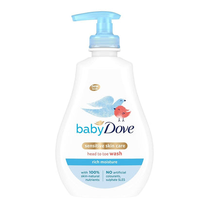Baby Dove Rich Moisture Head to Toe Wash, 400 ml