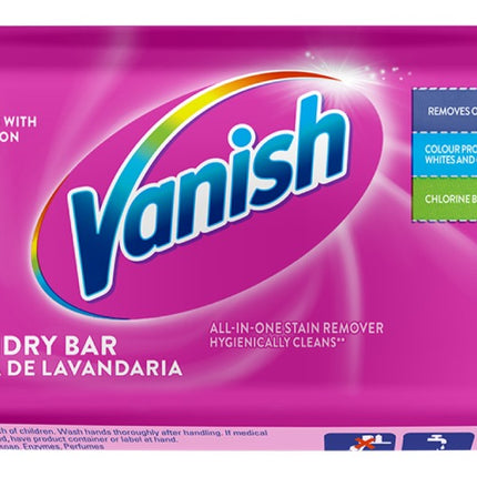 Vanish Stain Remover Pre-Wash Bar 75g Per Bar Laundry Washing